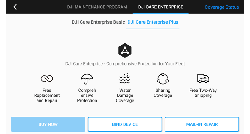 7. UAV Health Management - DJI Care Enterprise